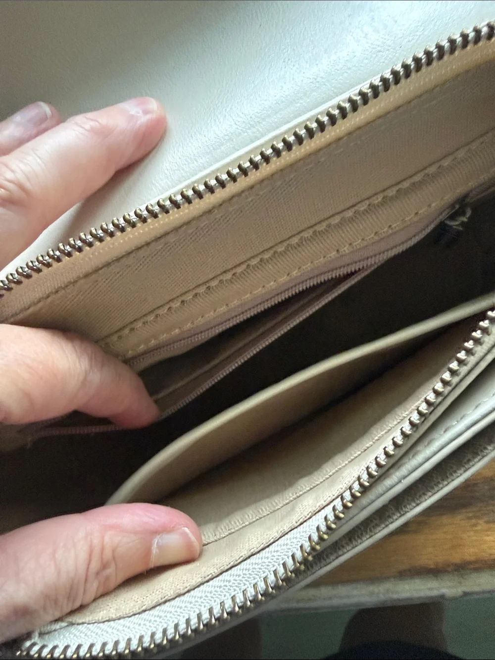 Elegant Cream Crossbody Bag with Flap - Everyday Shoulder Bag